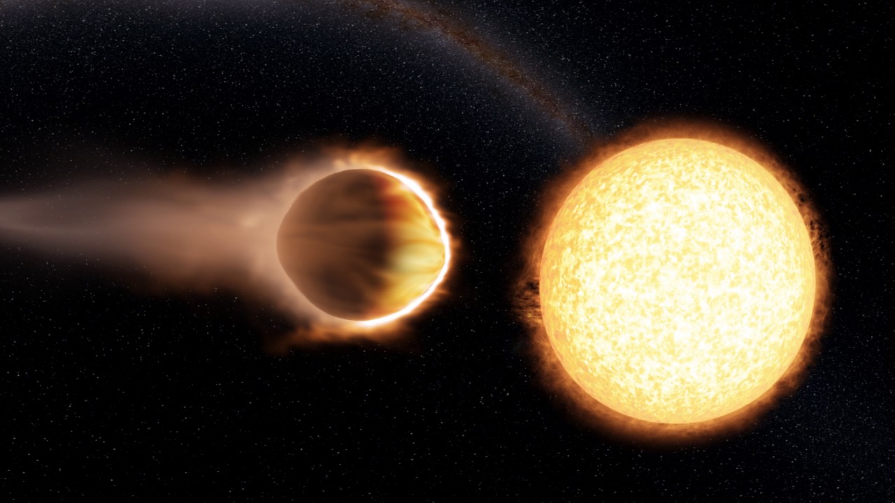 Um dos planetas mais negros da galáxia se encaminha para uma morte ígnea