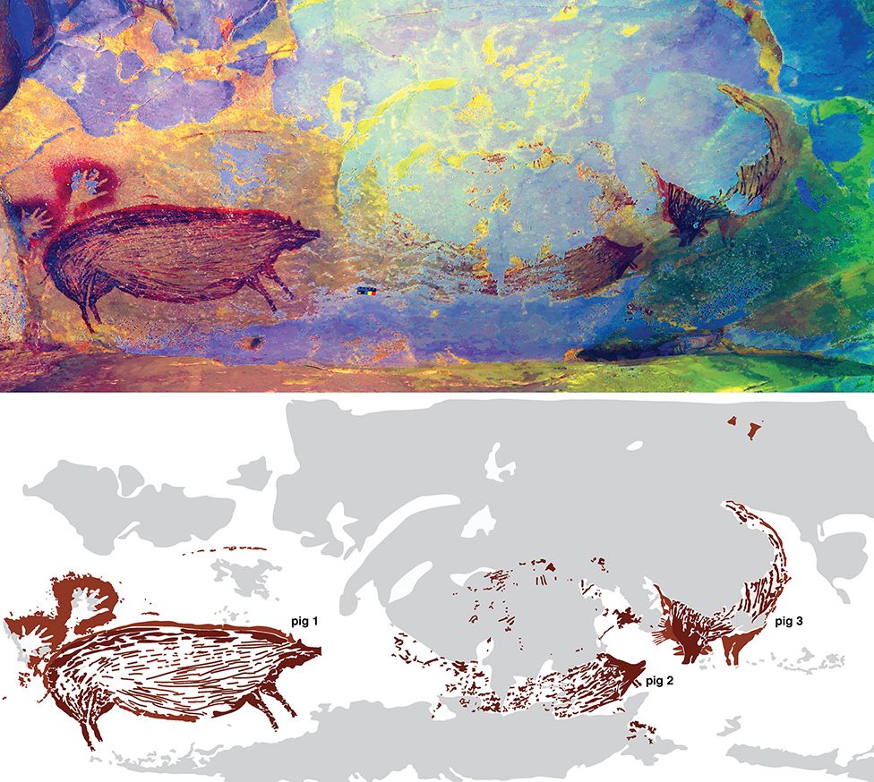 Indonésia: arqueólogos encontram pinturas em cavernas com animais mais antigos do mundo